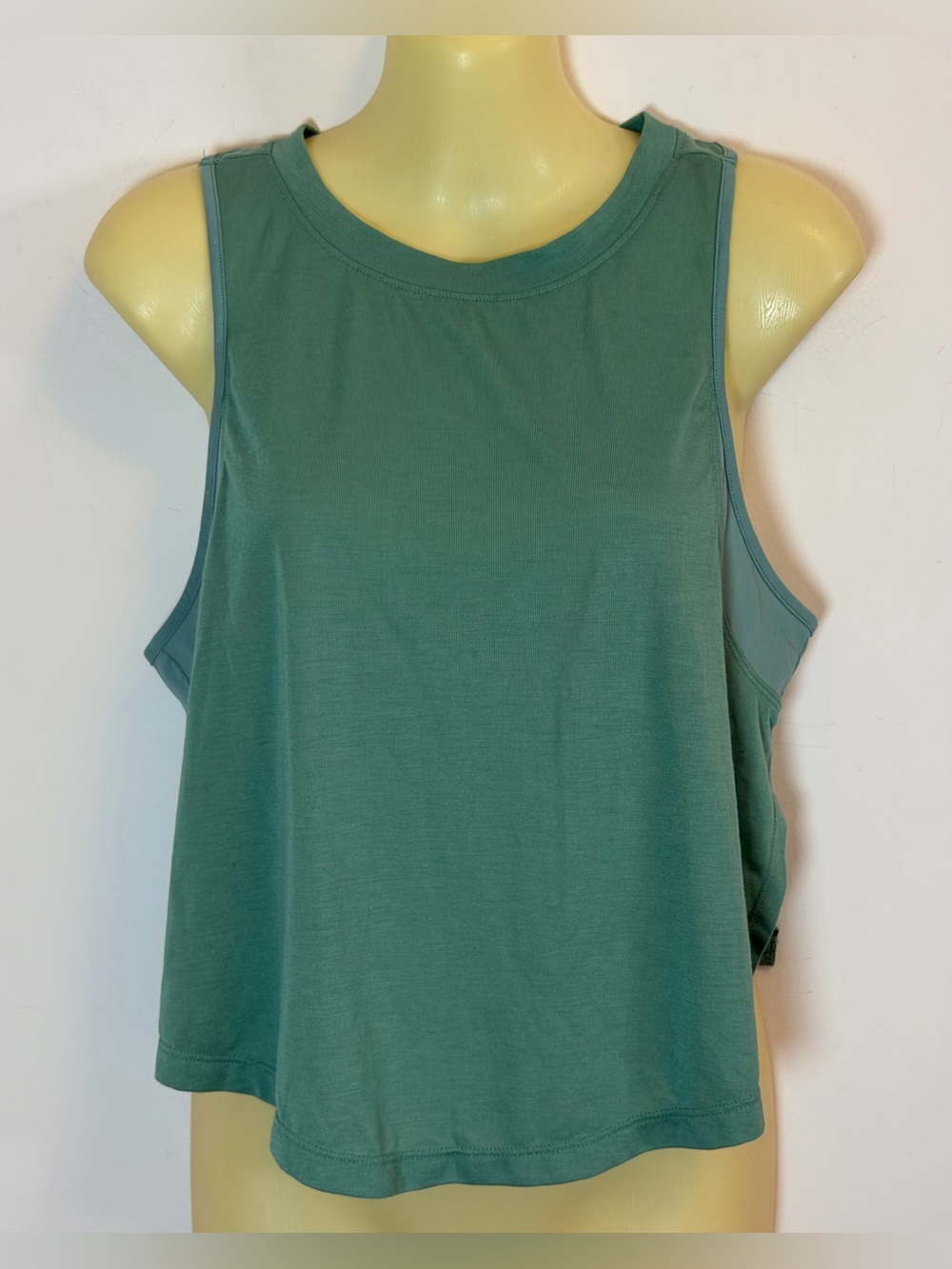 Old Navy Active Teal Green Sleeveless Cropped Tank Top
